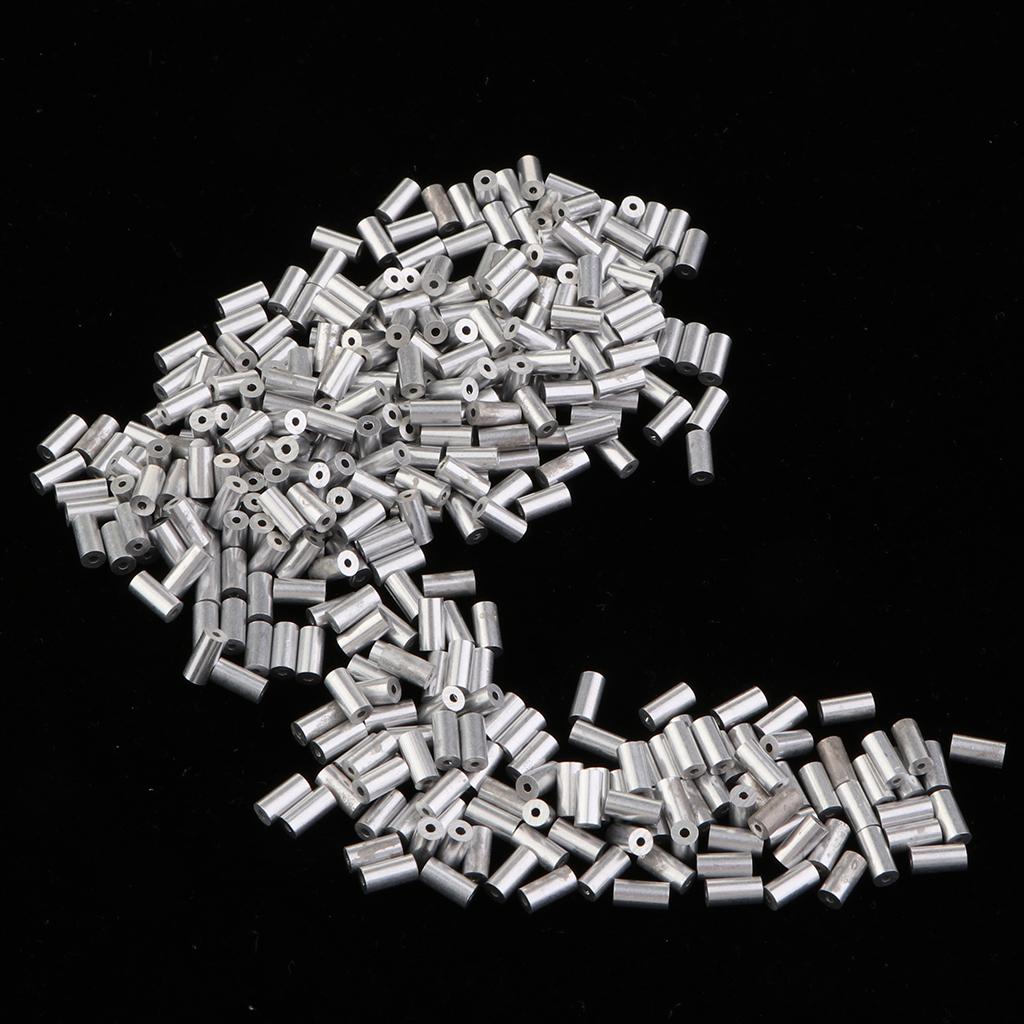 Fishing Line - Vislijn Crimp Sleeves Aluminium Connectoren Buisjes