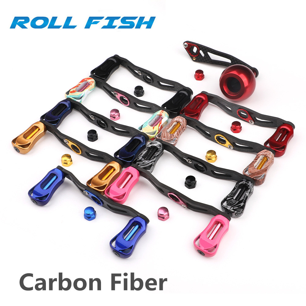 Fishing Equipment For Beginners - ROLLFISH Visserij-reel Handvat Tuimelaar Koolstofvezel Lichtgewicht