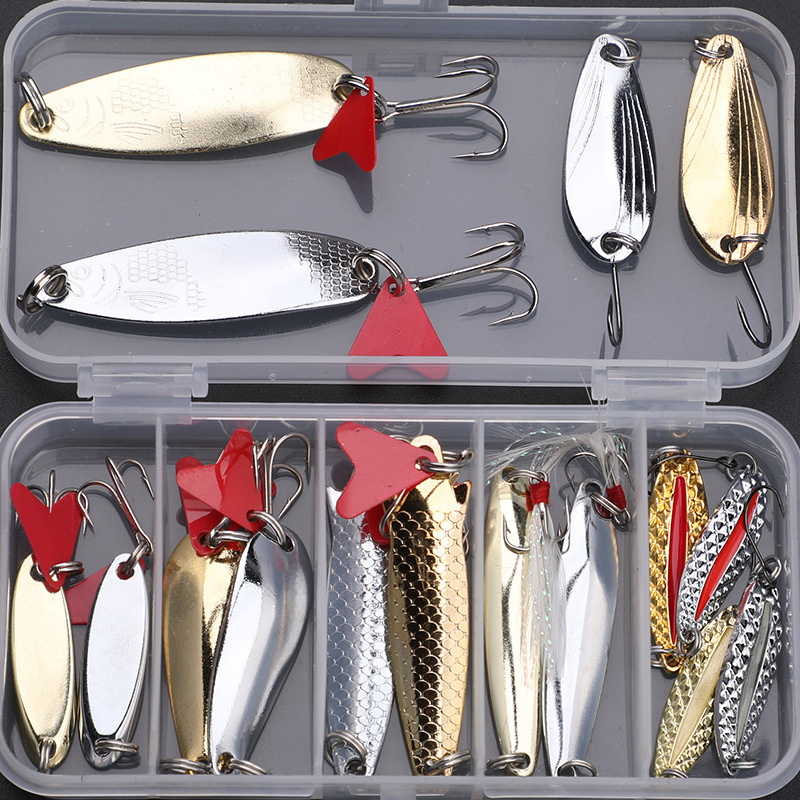Fishing Equipment Kit - Vislokset 16-delige set trollen jiggen lokmiddel