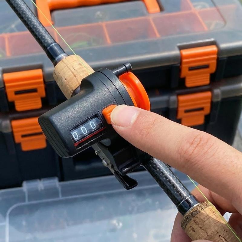 Fishing Equipment Holder - 0-999M Vislijn Teller Diepte Lengtemeetinstrument Draagbare