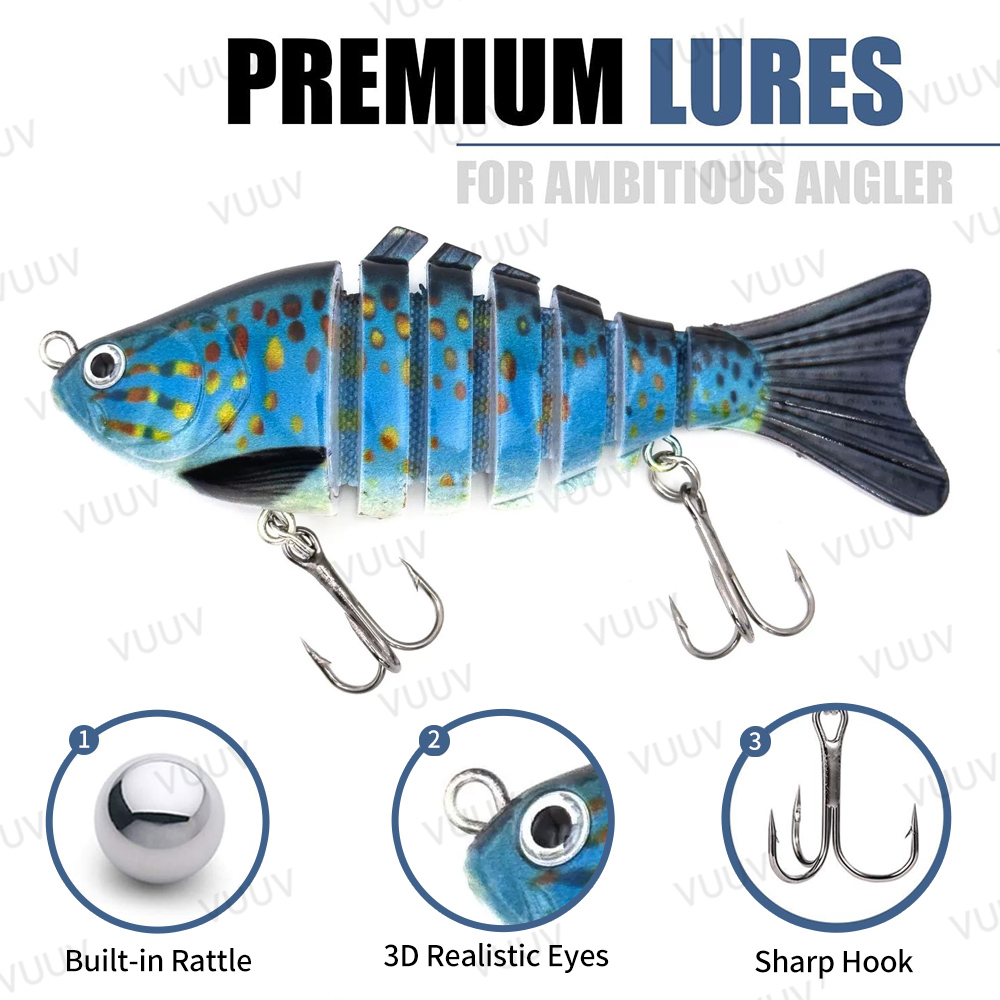 10 stuks Multi-Joint Swimbait  - Fishing Equipment Kit recensie en prijs