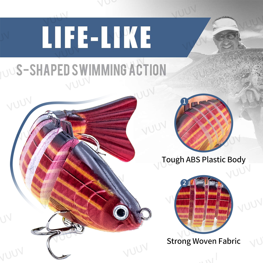 10 stuks Multi-Joint Swimbait  - Fishing Equipment Kit recensie en prijs