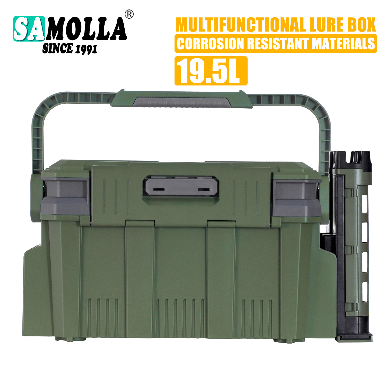 Nieuw Groot Viskistpak 19.5l 2 - Fishing Equipment Kit recensie en prijs
