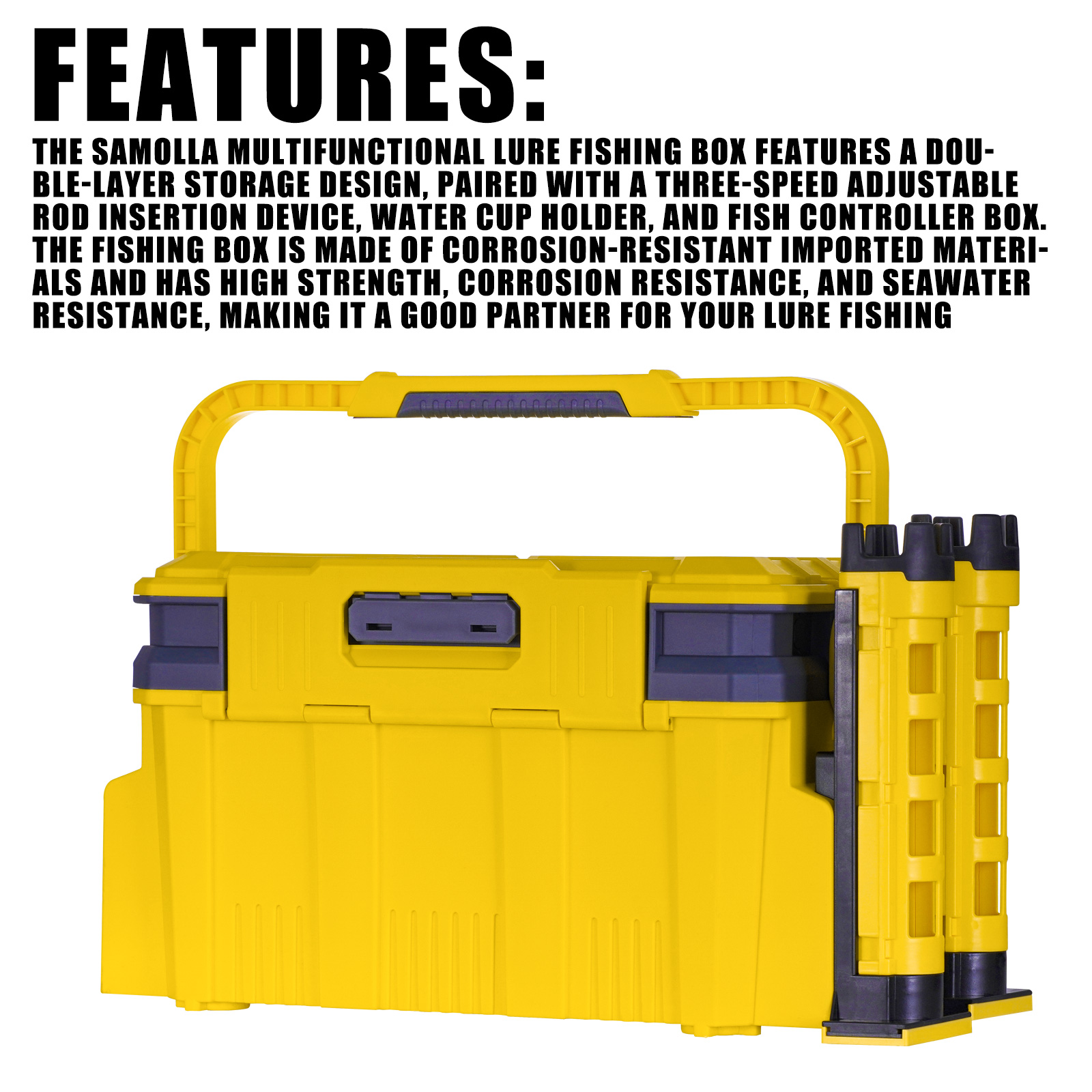 Nieuw Groot Viskistpak 19.5l 2 - Fishing Equipment Kit recensie en prijs