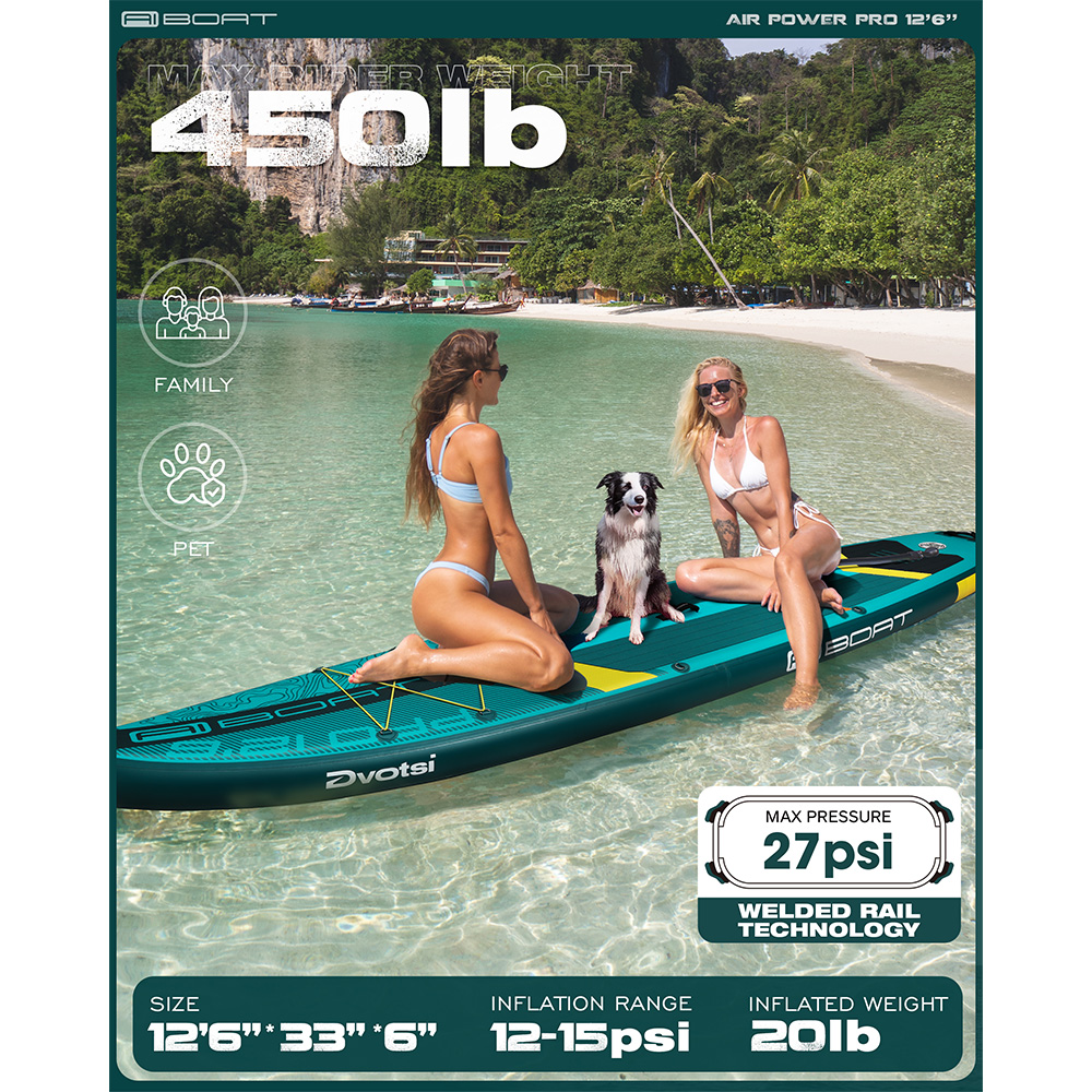 AIBOAT Green Pro SUP Waterdich - Fishing Equipment For Beginners recensie en prijs