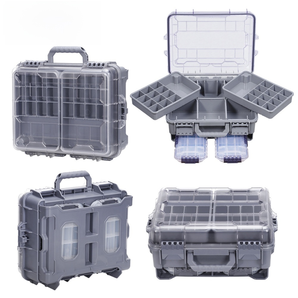 1pc waterdichte dubbellaagse d - Fishing Equipment Kit recensie en prijs
