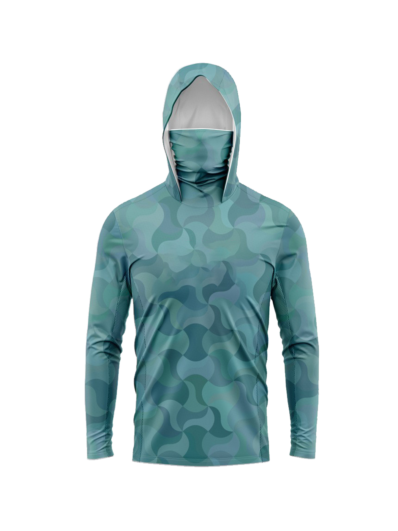 Donker Cyaan Terrain Line Camo - Fishing Line recensie en prijs