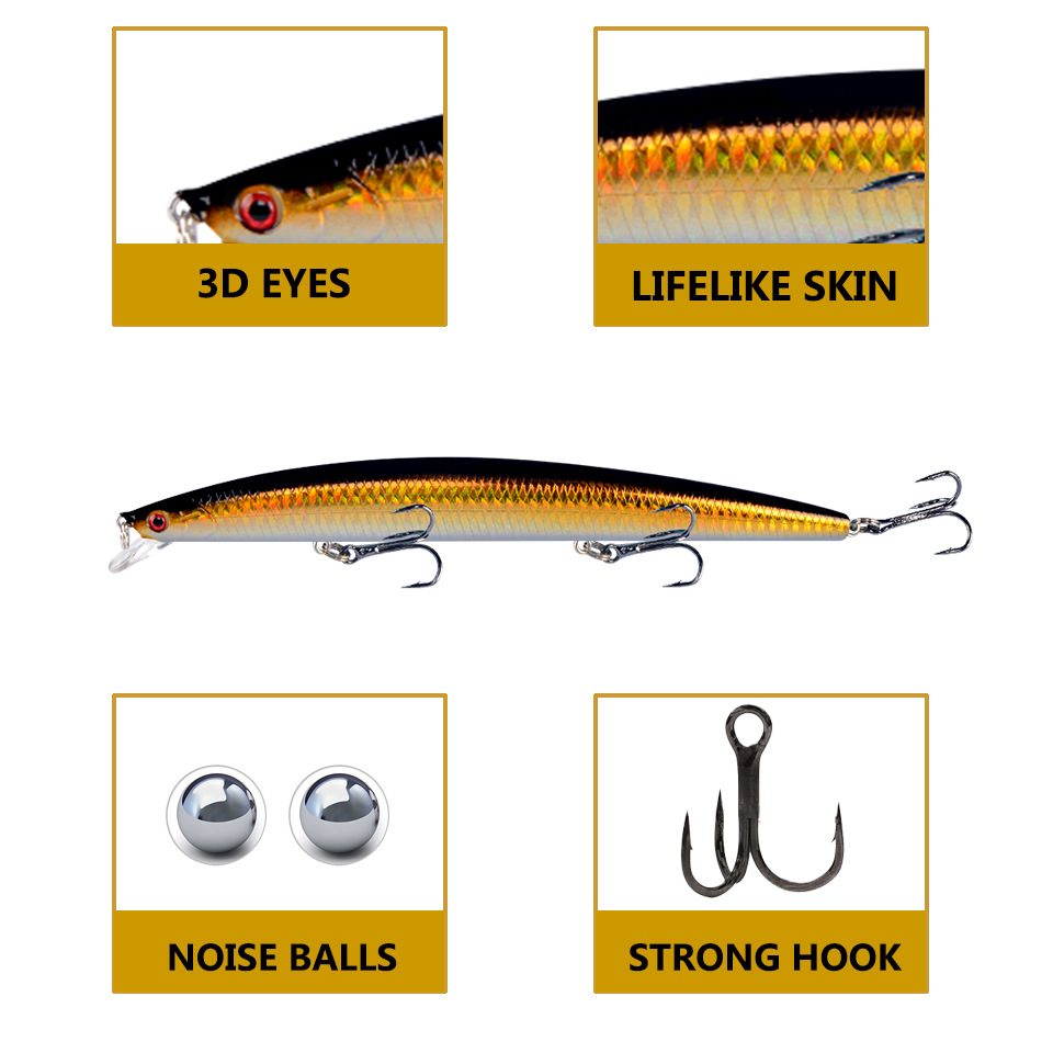 18cm 24g Minnow Vis Aas Laser  - Fishing Equipment Kit recensie en prijs