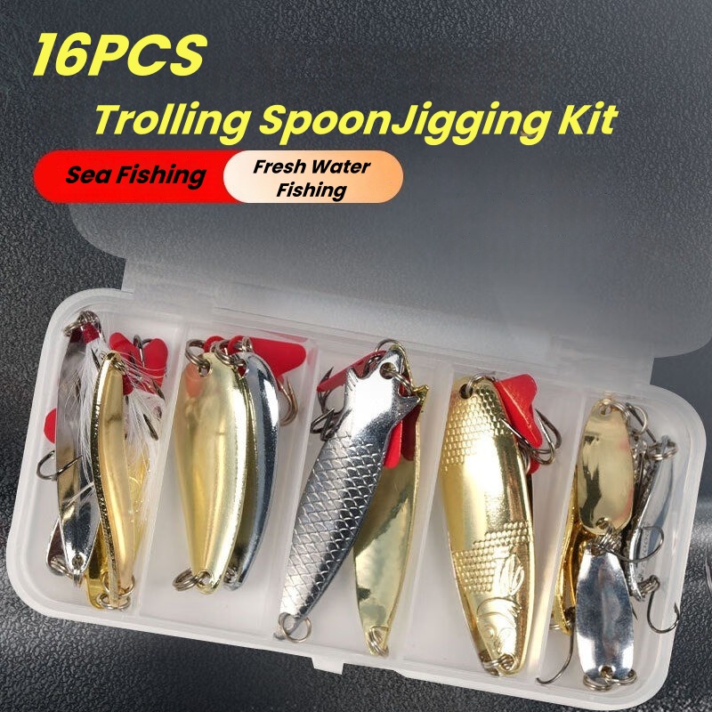 Vislokset 16-delige set trolle - Fishing Equipment Kit recensie en prijs