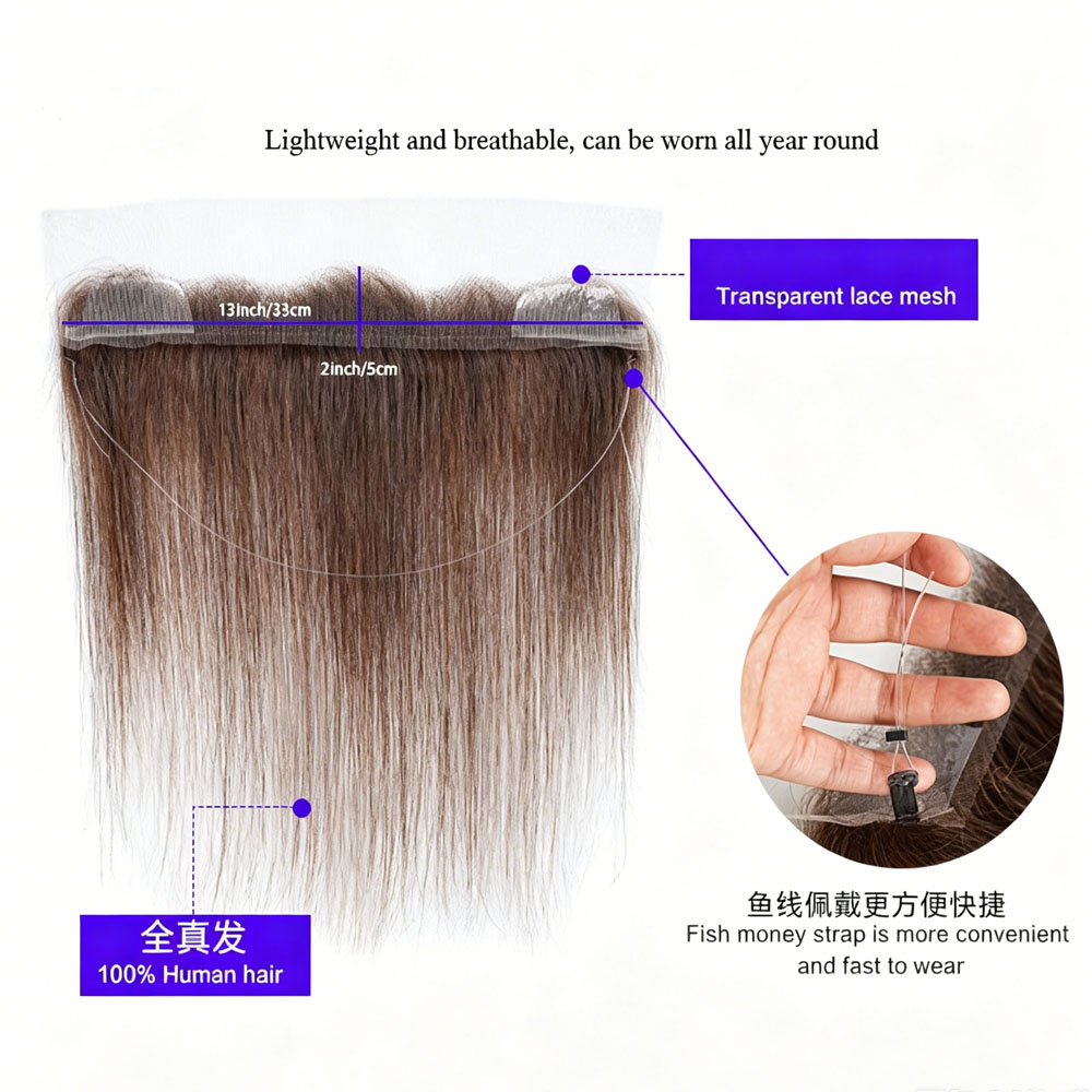 100% Echt Haar Haarlijn Topper - Fishing Line recensie en prijs
