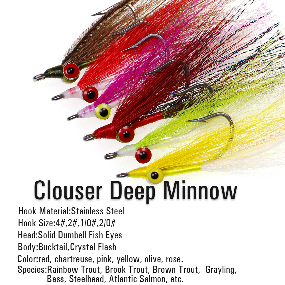 Wifreo 3 pcs/6 pcs Bucktail Cl - Fishing Equipment Kit recensie en prijs