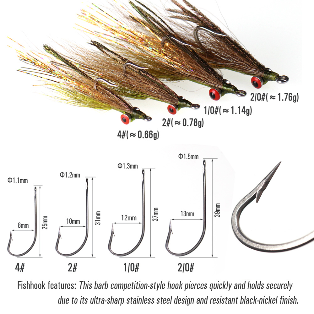 Wifreo 3 pcs/6 pcs Bucktail Cl - Fishing Equipment Kit recensie en prijs