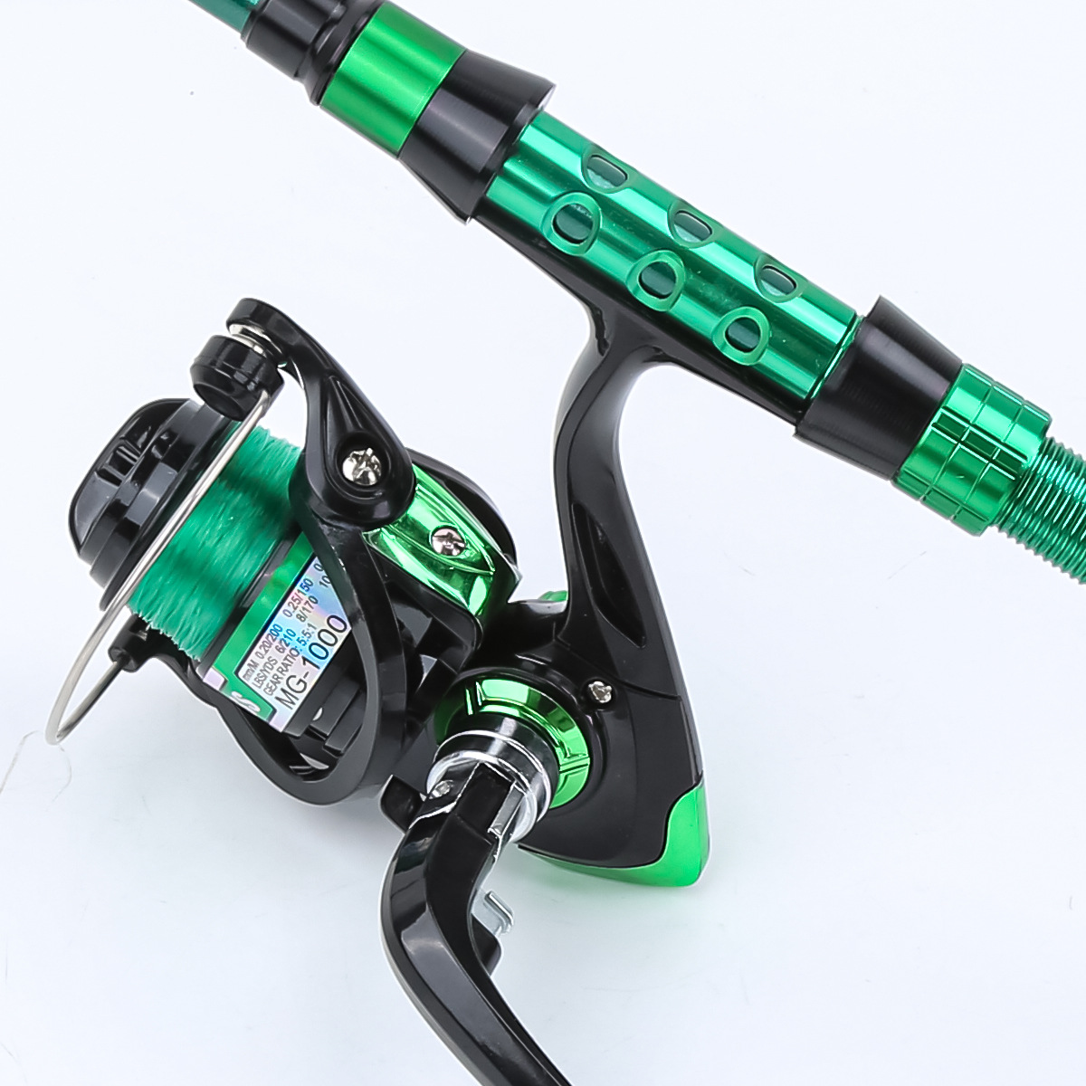 1,8 meter groene carbon fiber  - Fishing Equipment Kit recensie en prijs