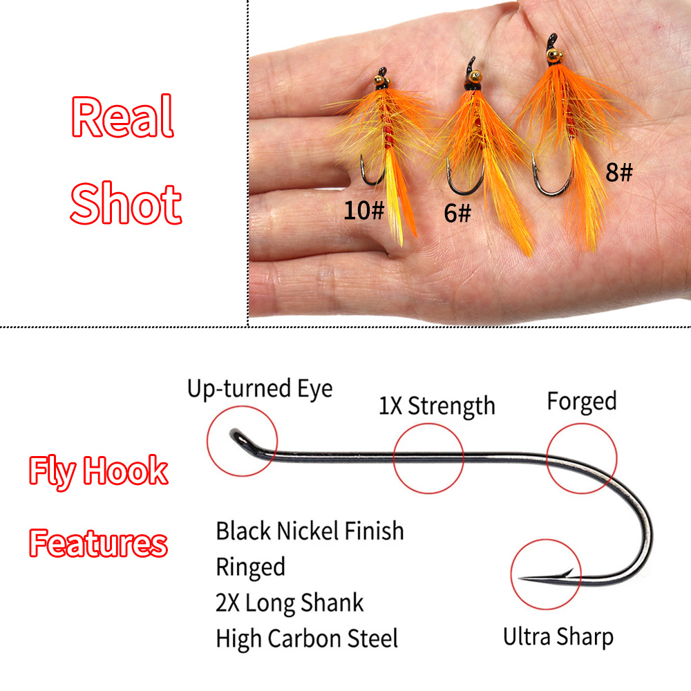 Bimoo 5 of 6 stuks # 2 # 4 # 6 - Fishing Equipment Kit recensie en prijs