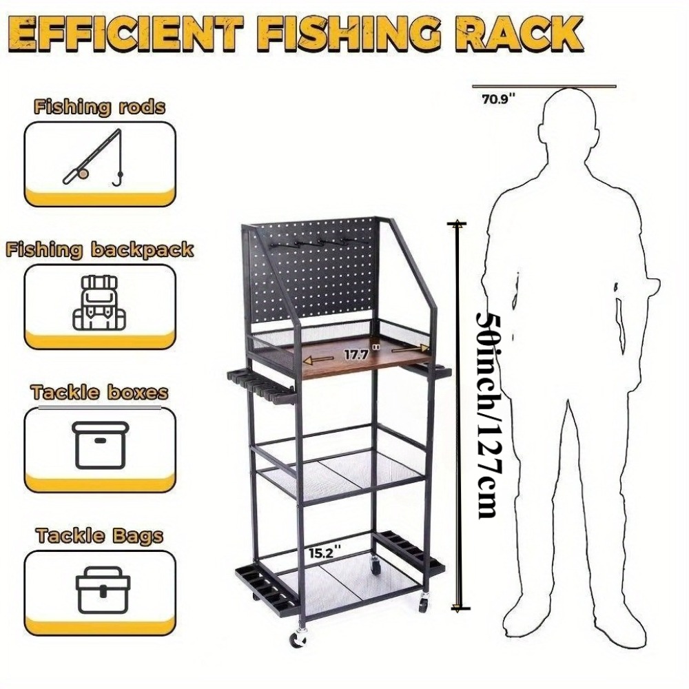 Hengelsteunen voor garage, hen - Fishing Equipment Holder recensie en prijs