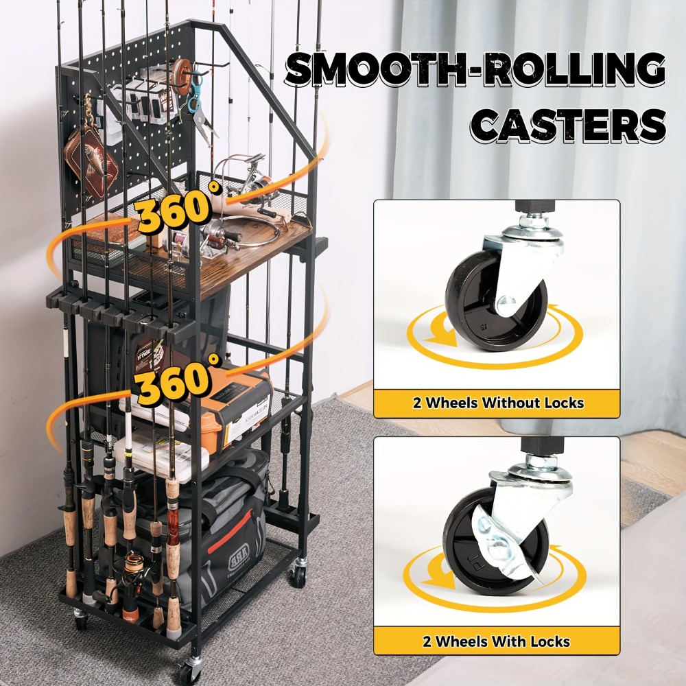 Hengelsteunen voor garage, hen - Fishing Equipment Holder recensie en prijs