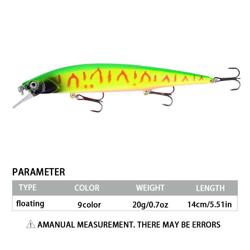 1 stuk 14 cm/20 g kunststof si - Fishing Equipment Kit recensie en prijs